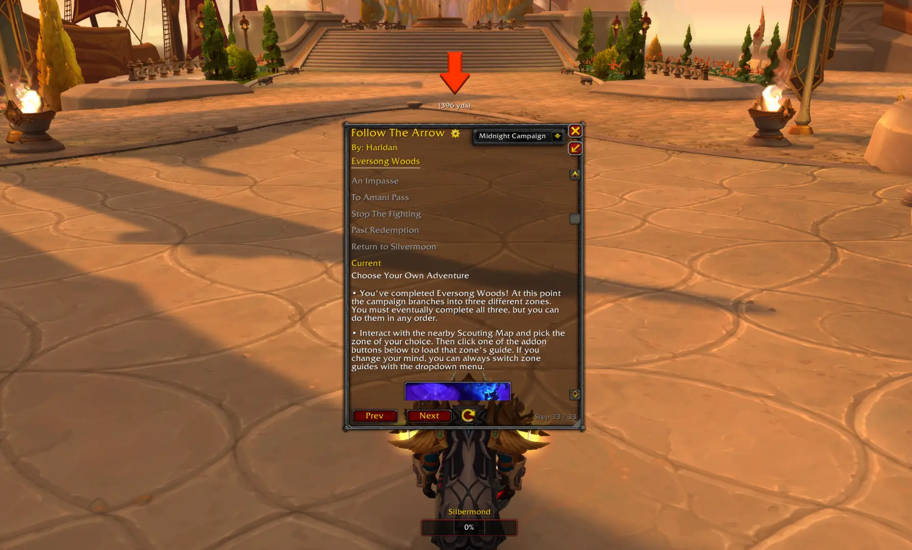 WoW Midnight Level-Addon: Follow the Arrow führt dich schnell auf Stufe 90