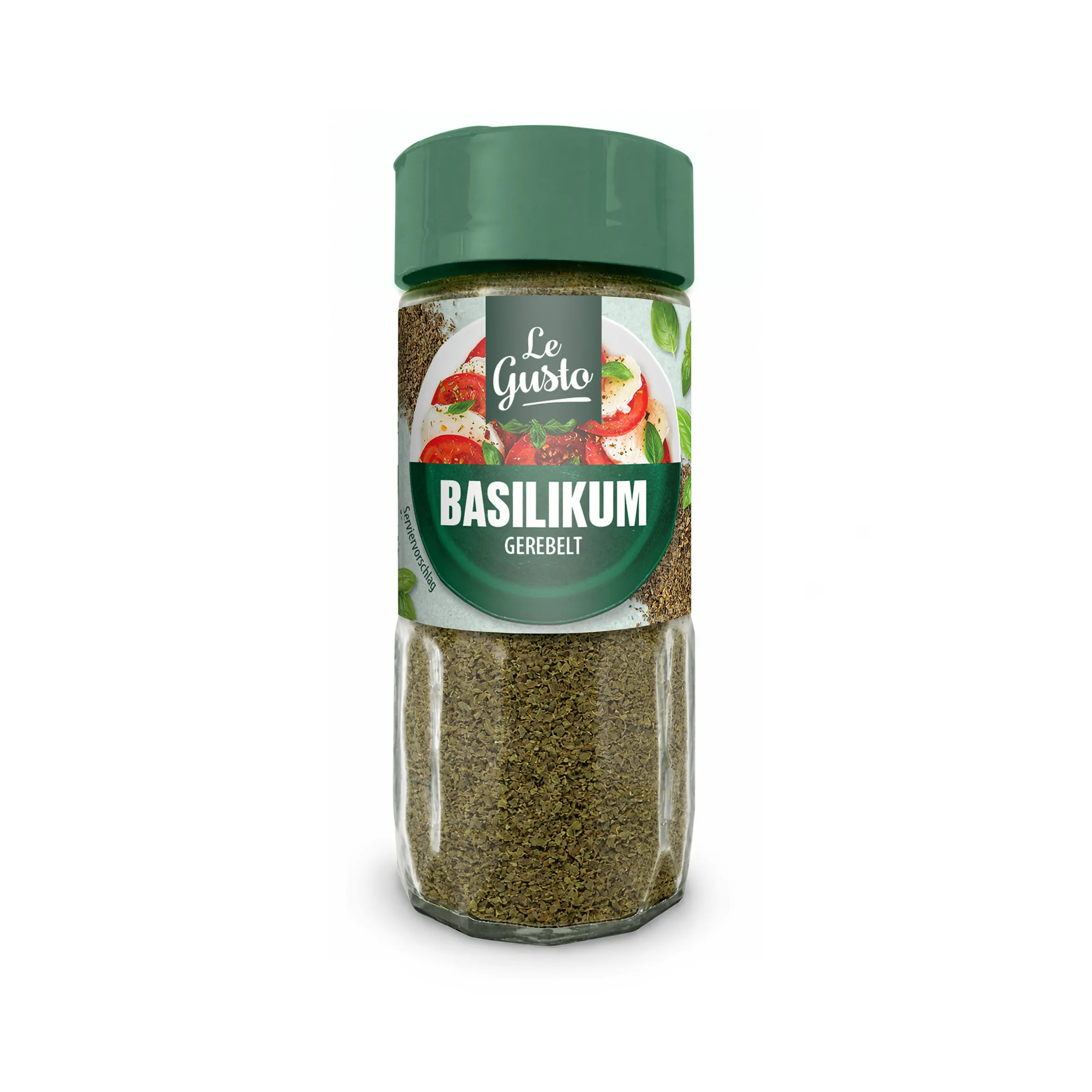 Basilikum gerebelt, 15 Gramm