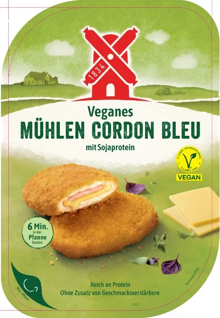 Veganes Mühlen Cordon Bleu, 200 Gramm