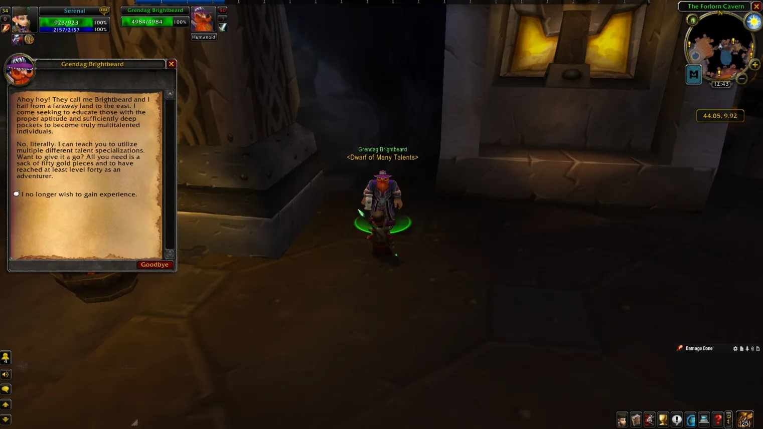 Players Can Now Disable & Re-Enable Experience Gains - Season of Discovery Hotfix