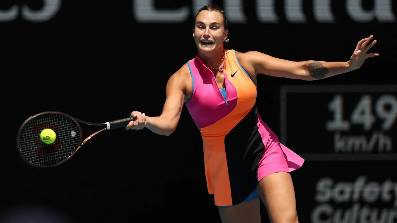 „Bin wegen Tennis hier“ - Sabalenka will nicht über Politik reden