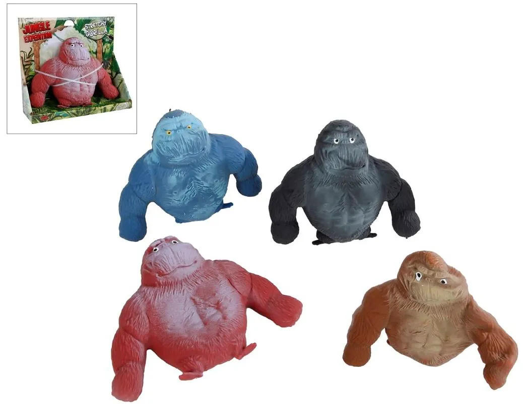 Jungle Expedition super stretch gorilla 13.5 Zentimeter, Brainboooom super stretch Raubtier 14 Zentimeter