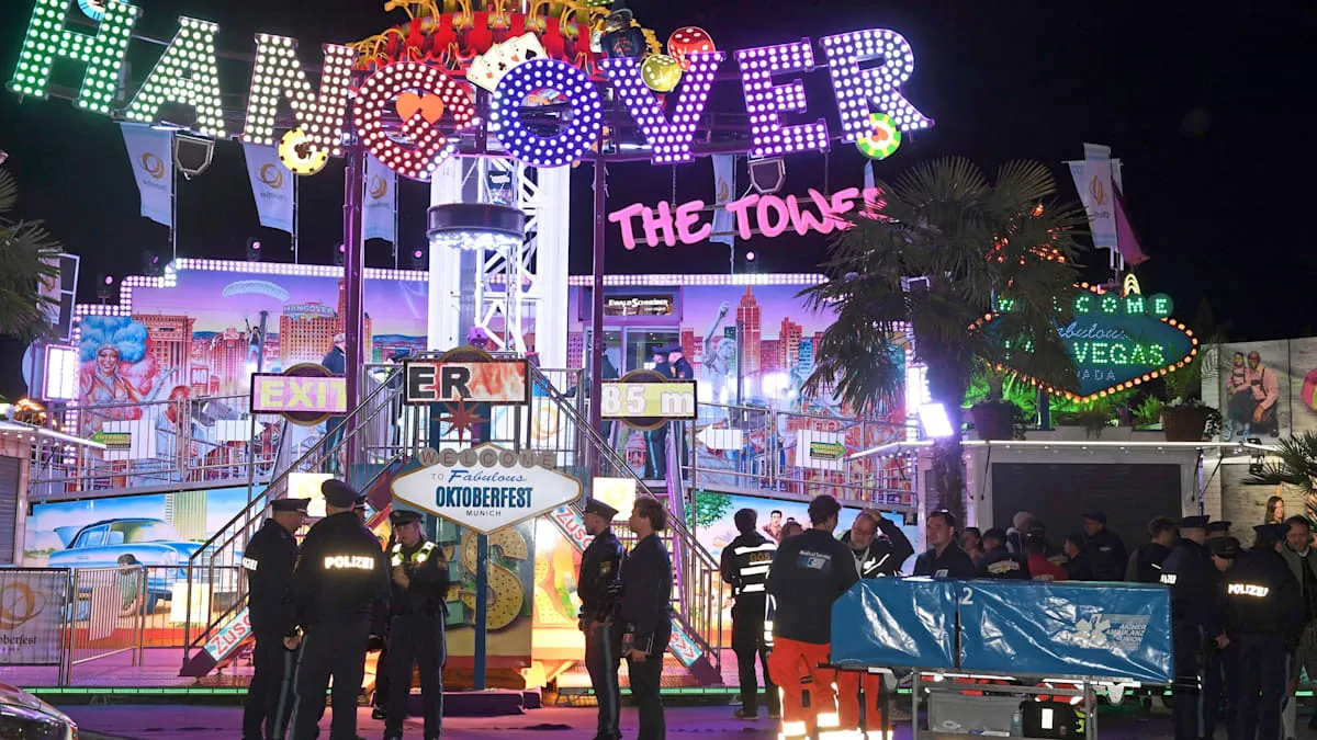 Mitarbeiter stirbt bei Unfall mit Free-Fall-Turm auf Oktoberfest