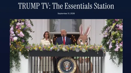 Reden und Militärübungen: Weißes Haus streamt jetzt „Trump TV“ – rund um die Uhr