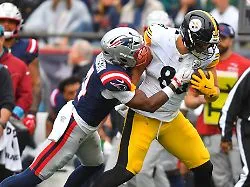 Zahlreiche Verletzte: Patriots gewinnen Abwehrschlacht gegen Steelers