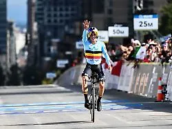 "Einfach wahnsinnig": Zeitfahr-Gigant Evenepoel teilt sich jetzt WM-Rekord mit Deutschem