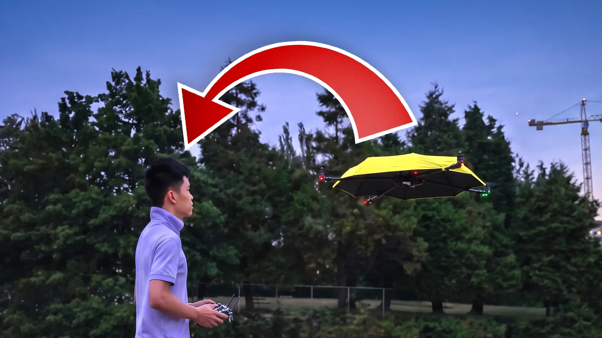 News: Drohnentechik - Ein Student hat einen fliegenden Regenschirm entwickelt, der euch automatisch folgt