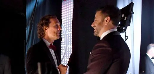 Jimmy Kimmel und Matthew McConaughey – große Emotionen auf der Herrentoilette