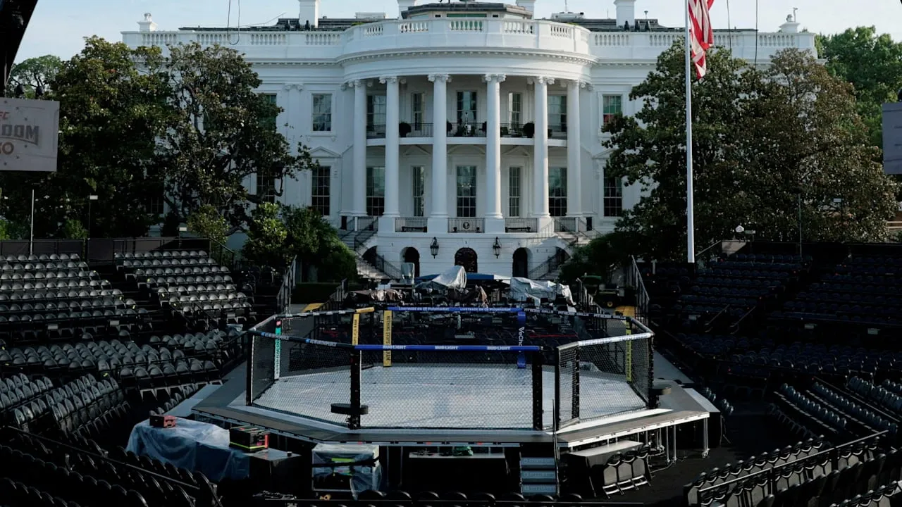 Käfig-Kloppe statt Politik - Weißes Haus wird zum UFC-Tempel