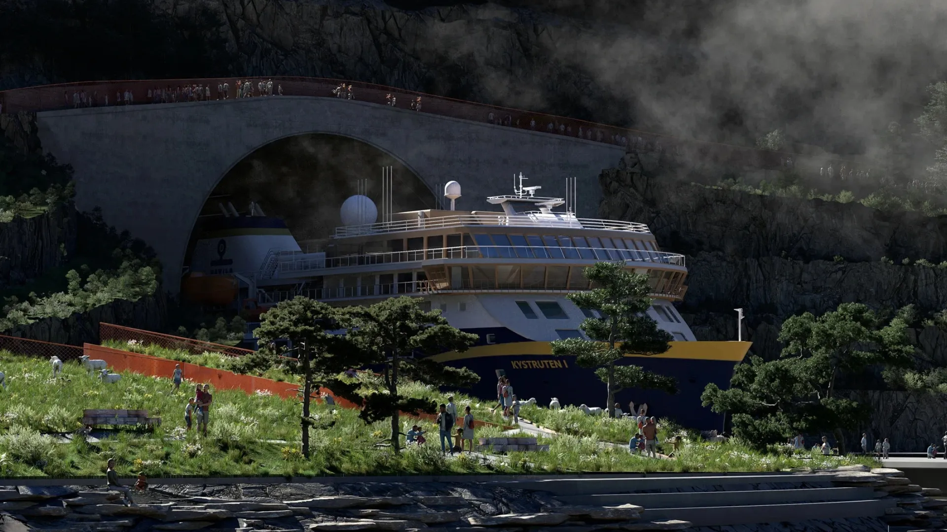 News: Stad-Schiffstunnel - Fast 800 Millionen Euro, fast gescheitert, jetzt doch gebaut: Norwegen startet das weltweit einzige Bauprojekt seiner Art