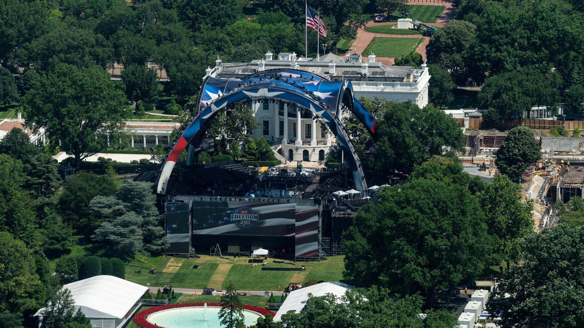 Umstrittene Show am Weißen Haus - Spektakel, Politik und Symbolik